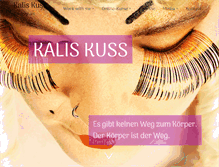 Tablet Screenshot of kalis-kuss.de